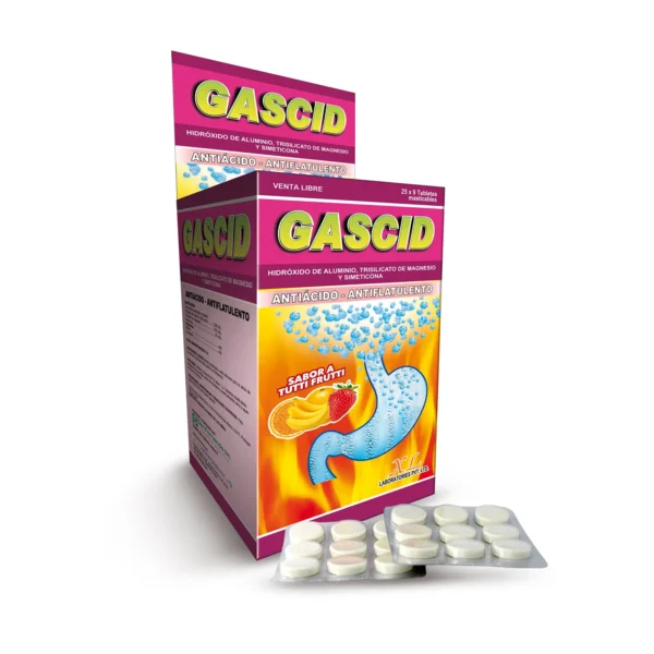 GASCID TABLETA MASTICABLE | San Fernando S.R.L. | Bolivia